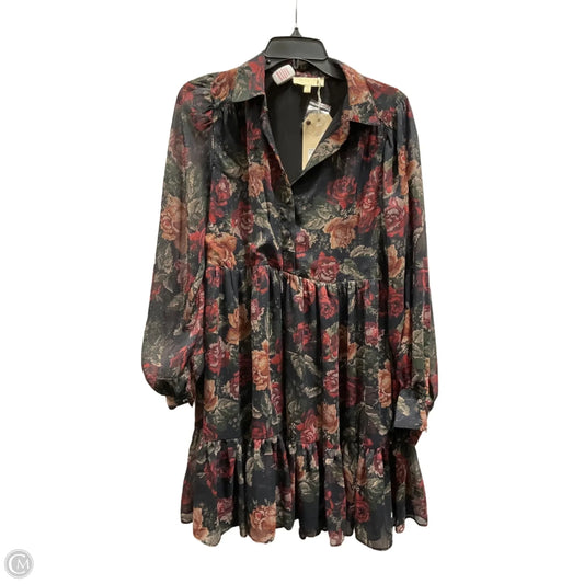 Dress Casual Short By Clothes Mentor In Floral Print, Size: S