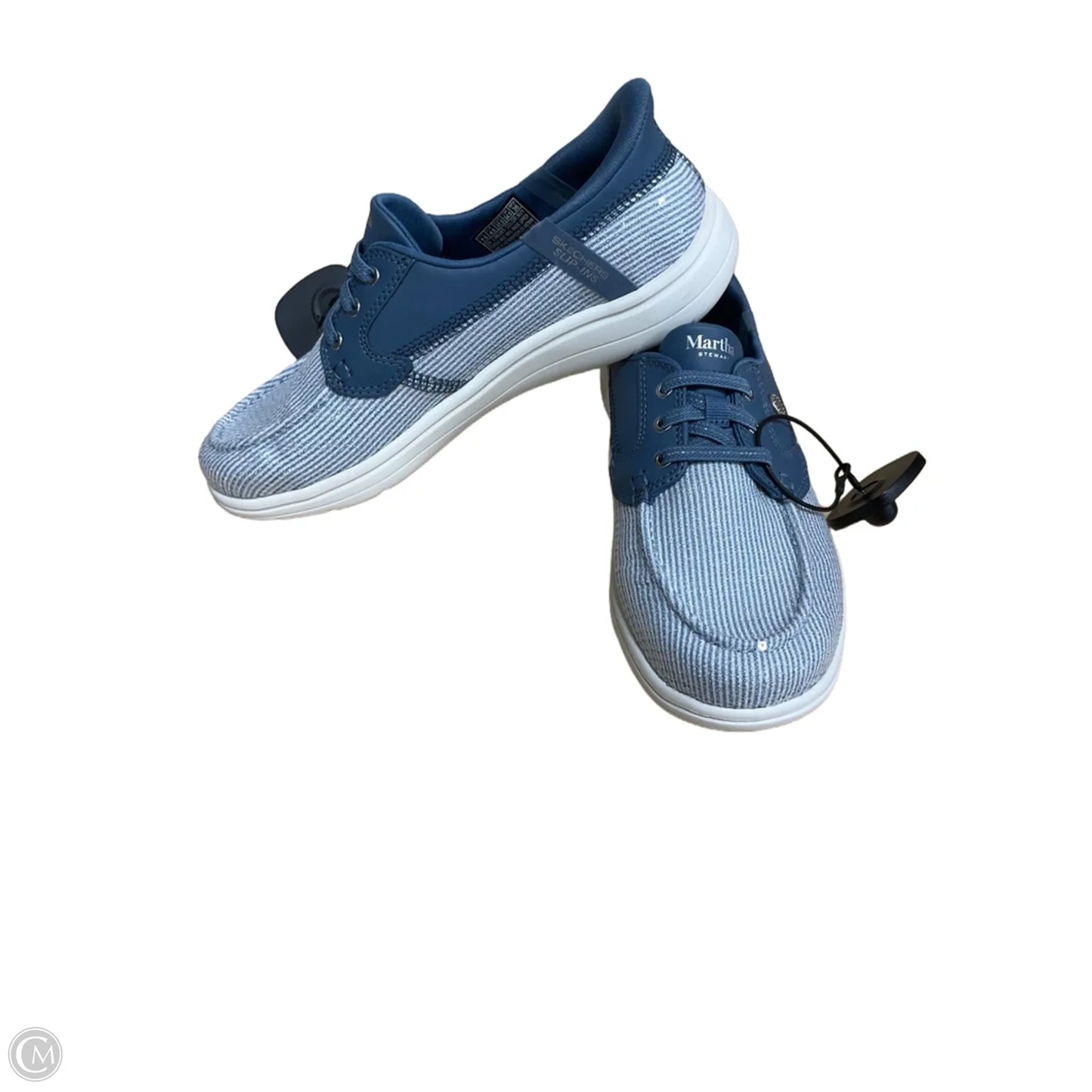 Shoes Flats By Skechers In Blue, Size: 7.5