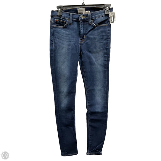 Jeans Skinny By Hudson In Blue Denim, Size: 0