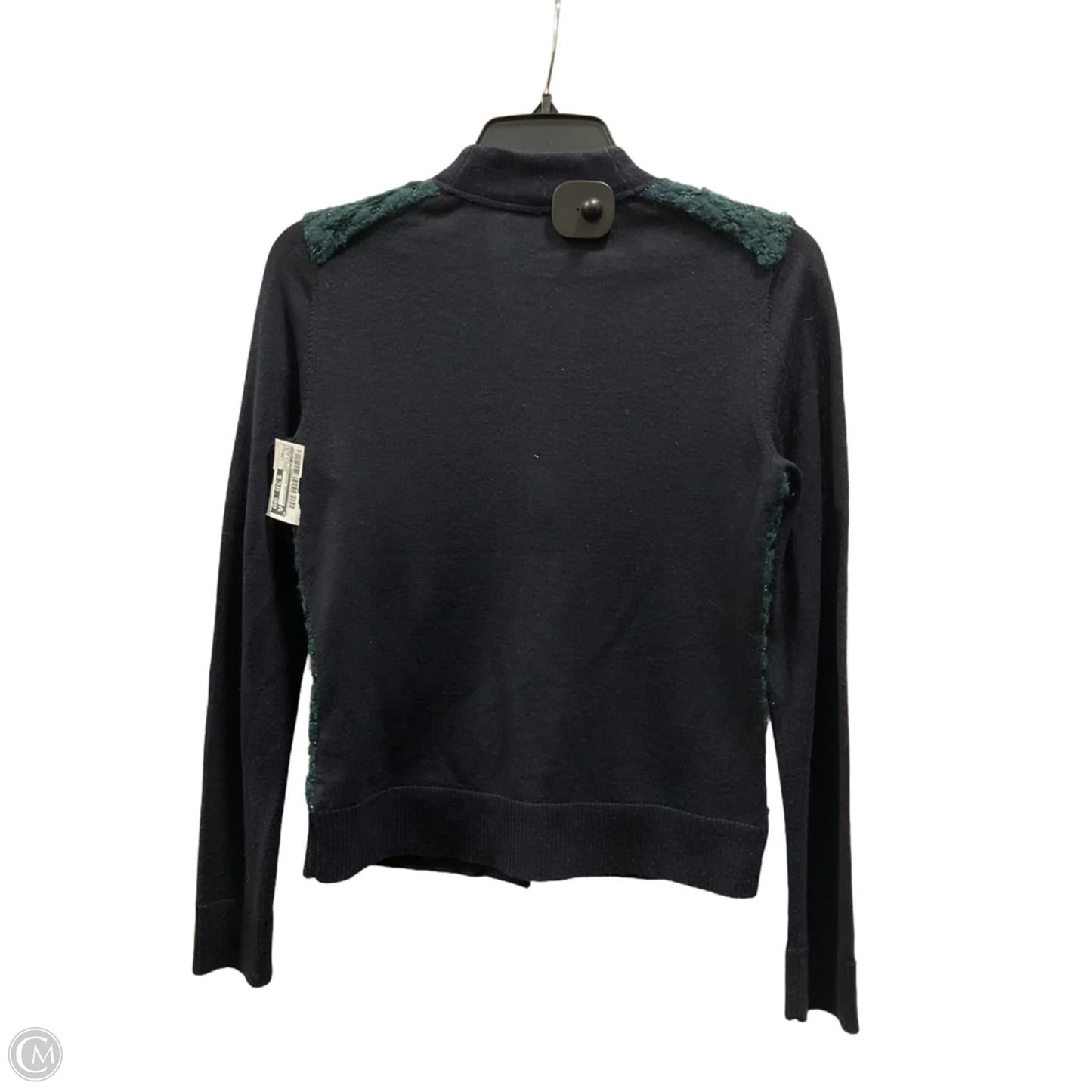 Sweater Cardigan Designer By Tory Burch In Blue & Green, Size: Xs