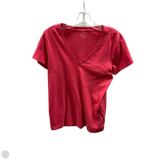 Top Short Sleeve Basic By J. Crew In Pink, Size: M