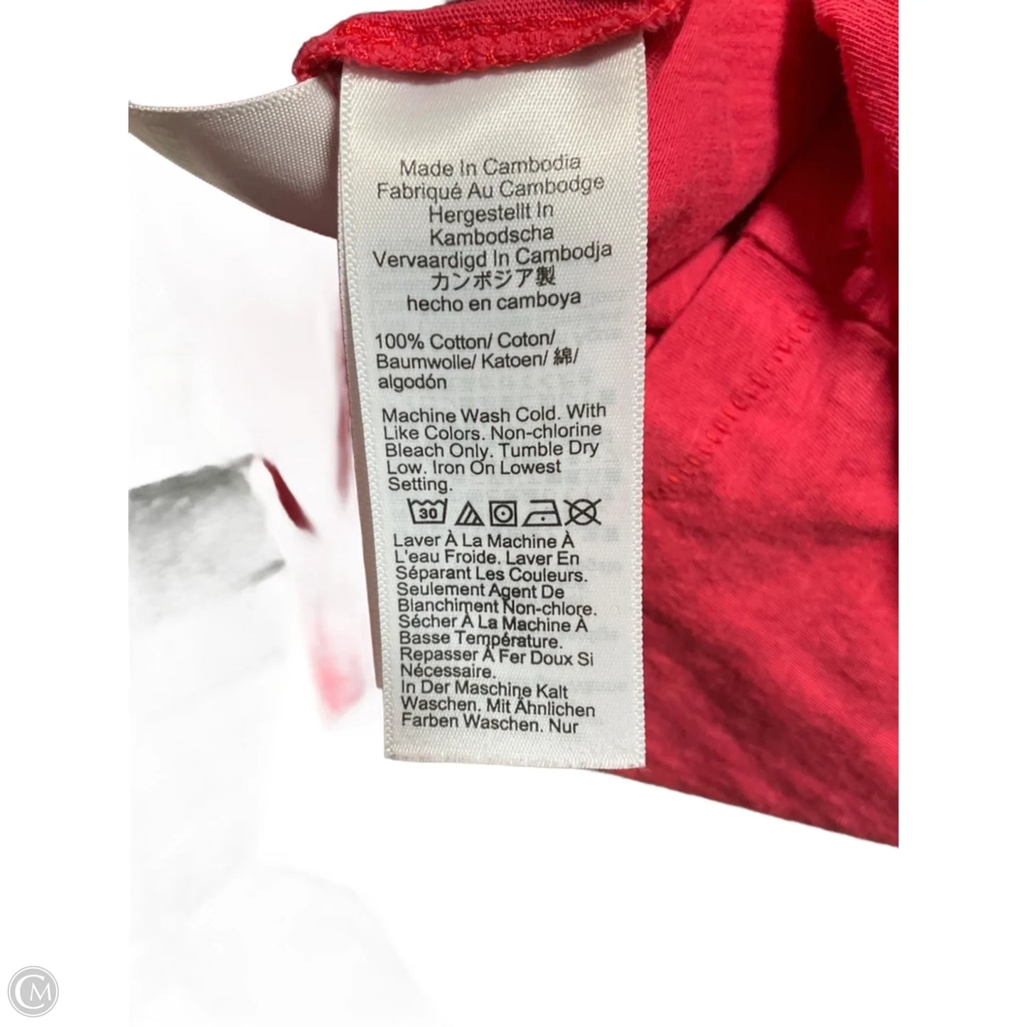 Top Short Sleeve Basic By J. Crew In Pink, Size: M