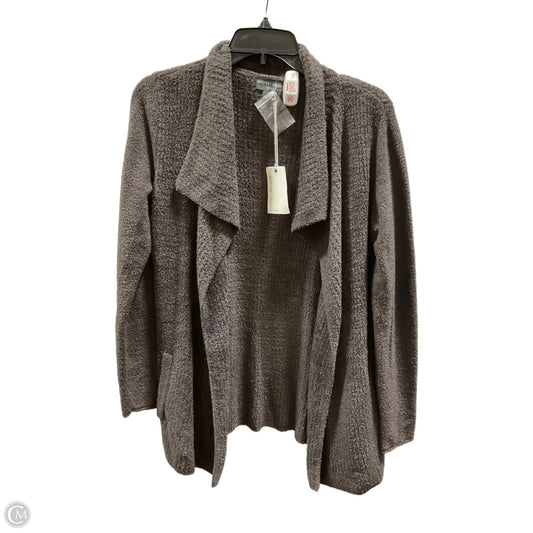 Sweater Cardigan By Barefoot Dreams In Grey, Size: S