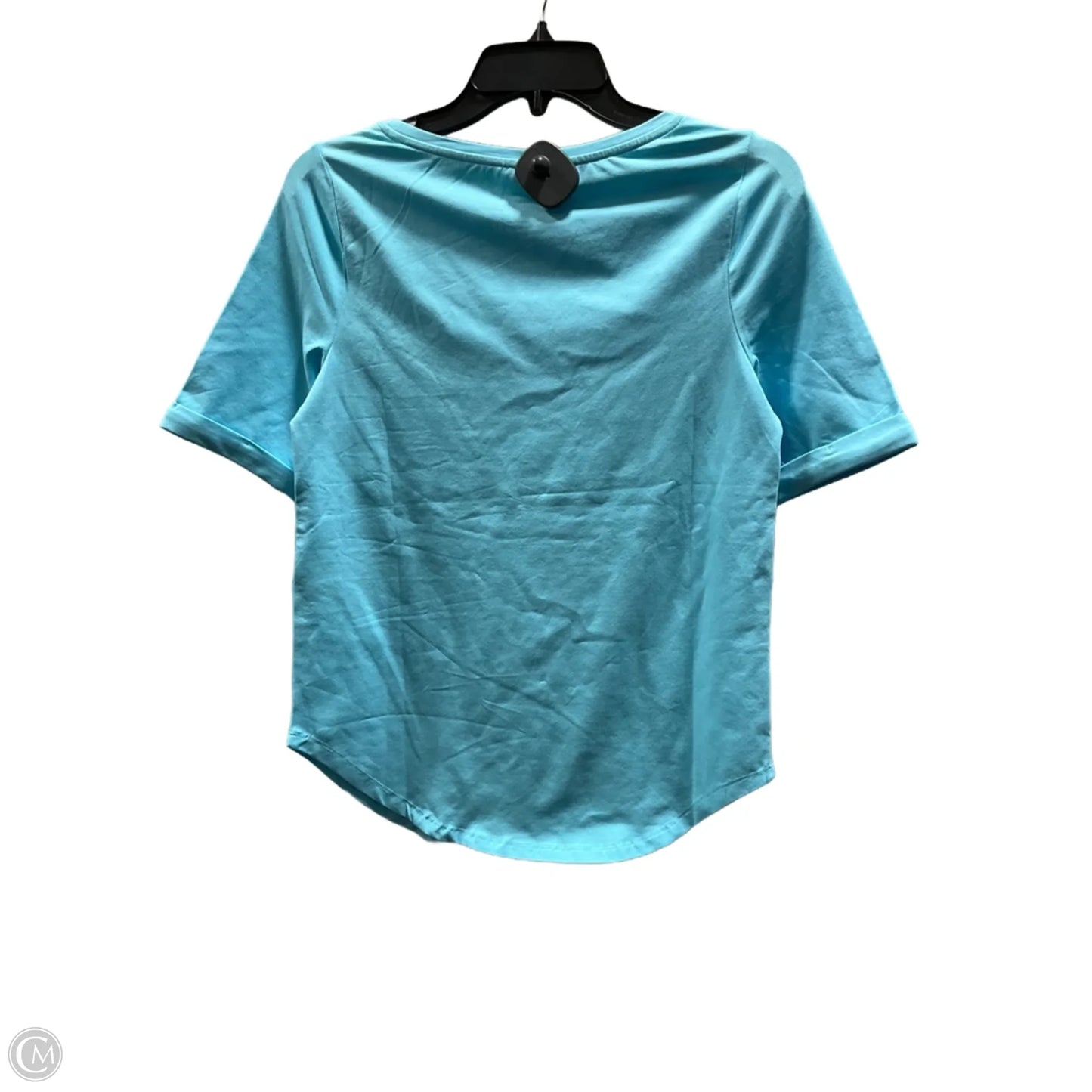 Top Short Sleeve Basic By Chicos In Blue, Size: Xs