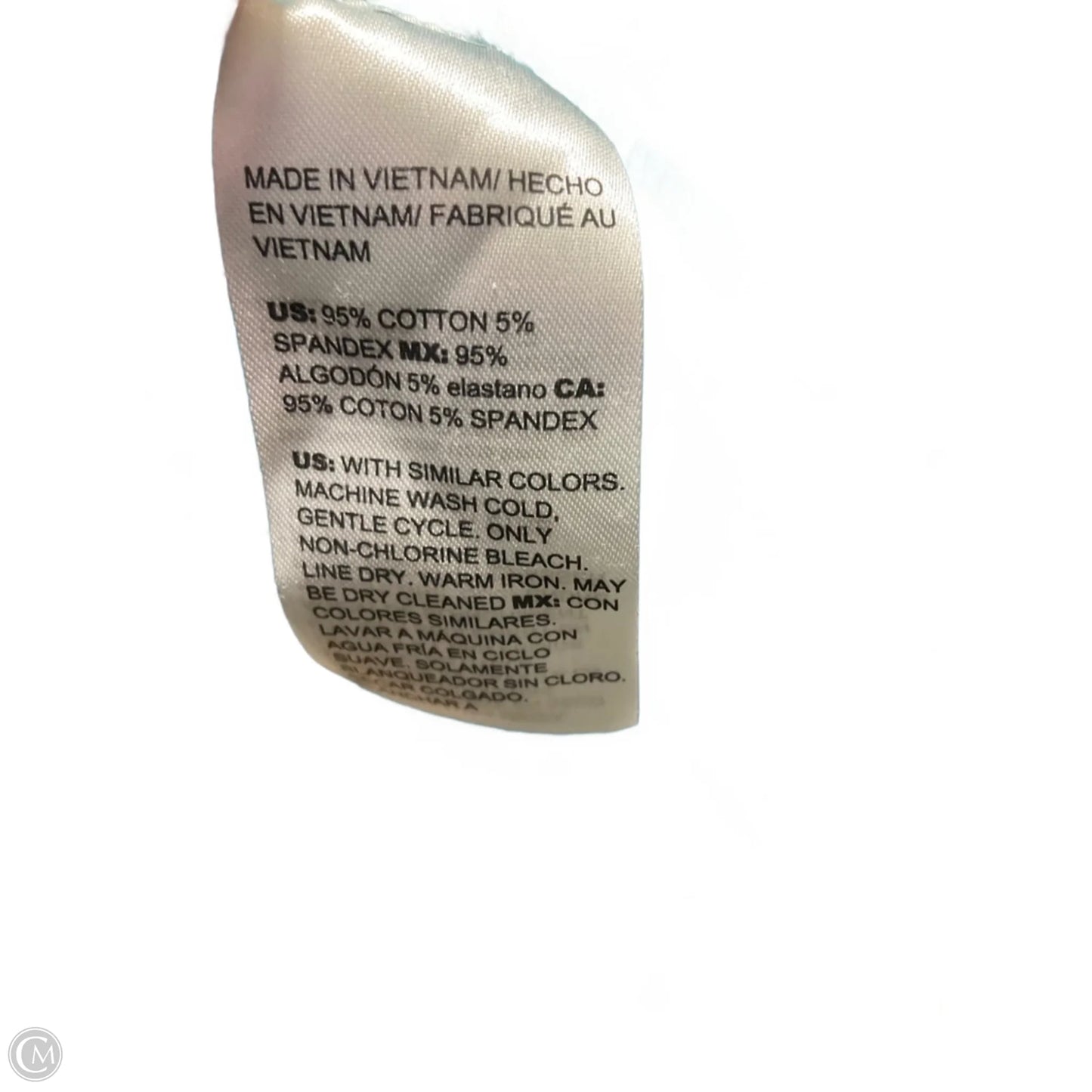 Top Short Sleeve Basic By Chicos In Blue, Size: Xs