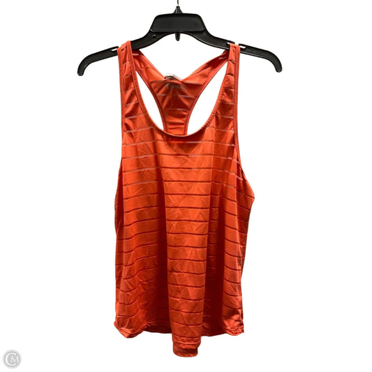 Athletic Tank Top By Zyia In Orange, Size: Xl