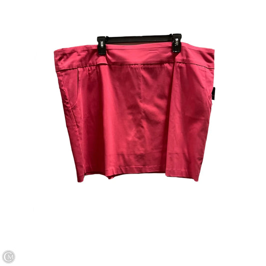 Skort By Zac And Rachel In Pink, Size: 2x