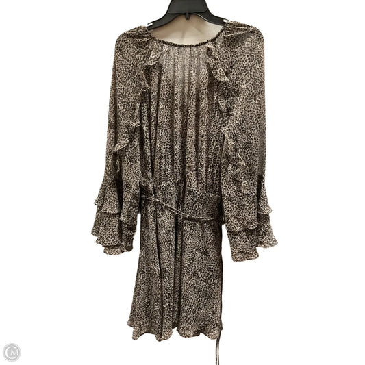 Dress Casual Short By White House Black Market In Animal Print, Size: 14
