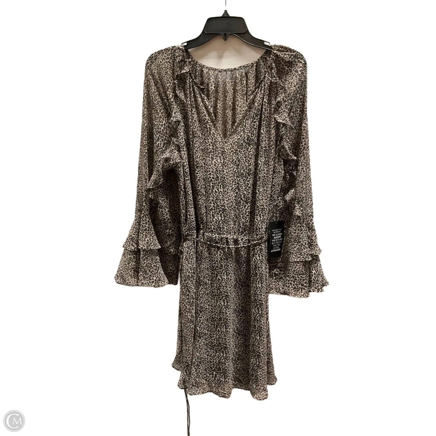 Dress Casual Short By White House Black Market In Animal Print, Size: 14