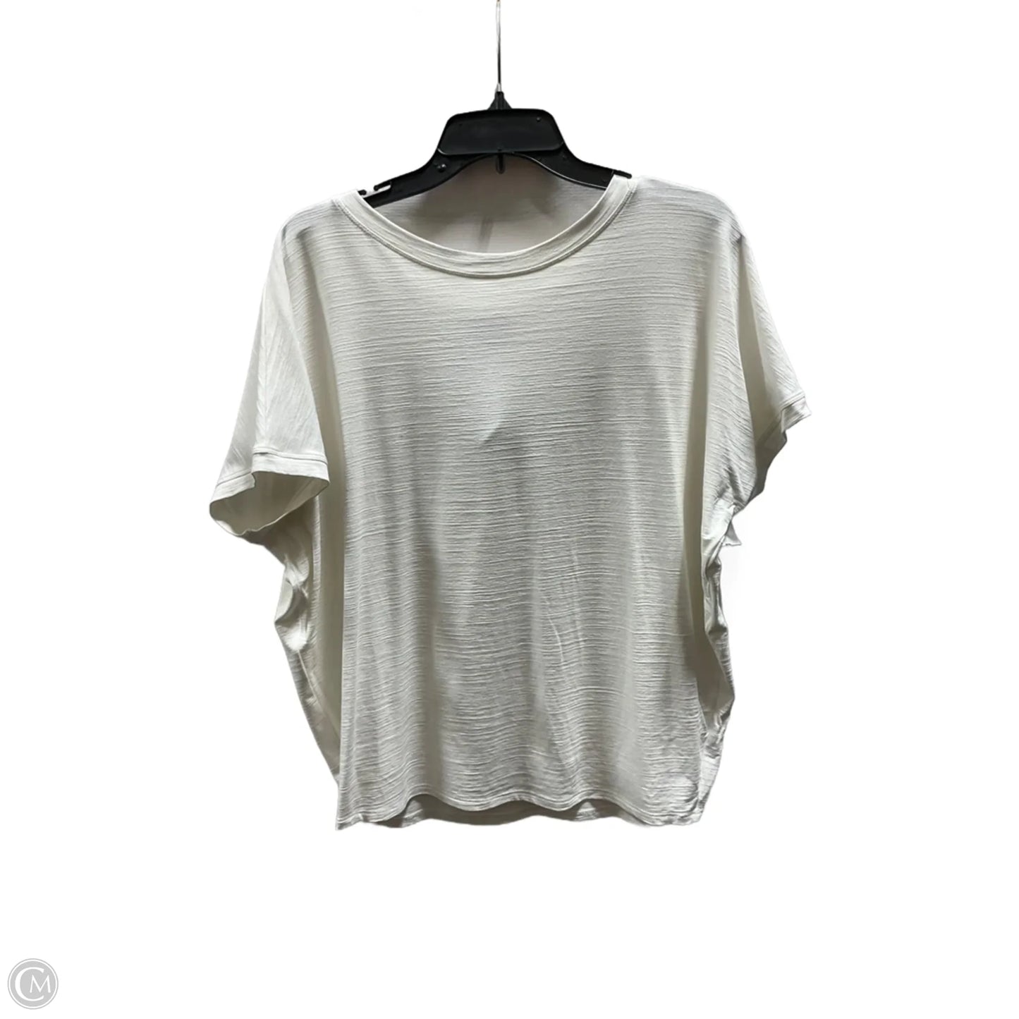 Top Short Sleeve Basic By J. Jill In Cream, Size: M
