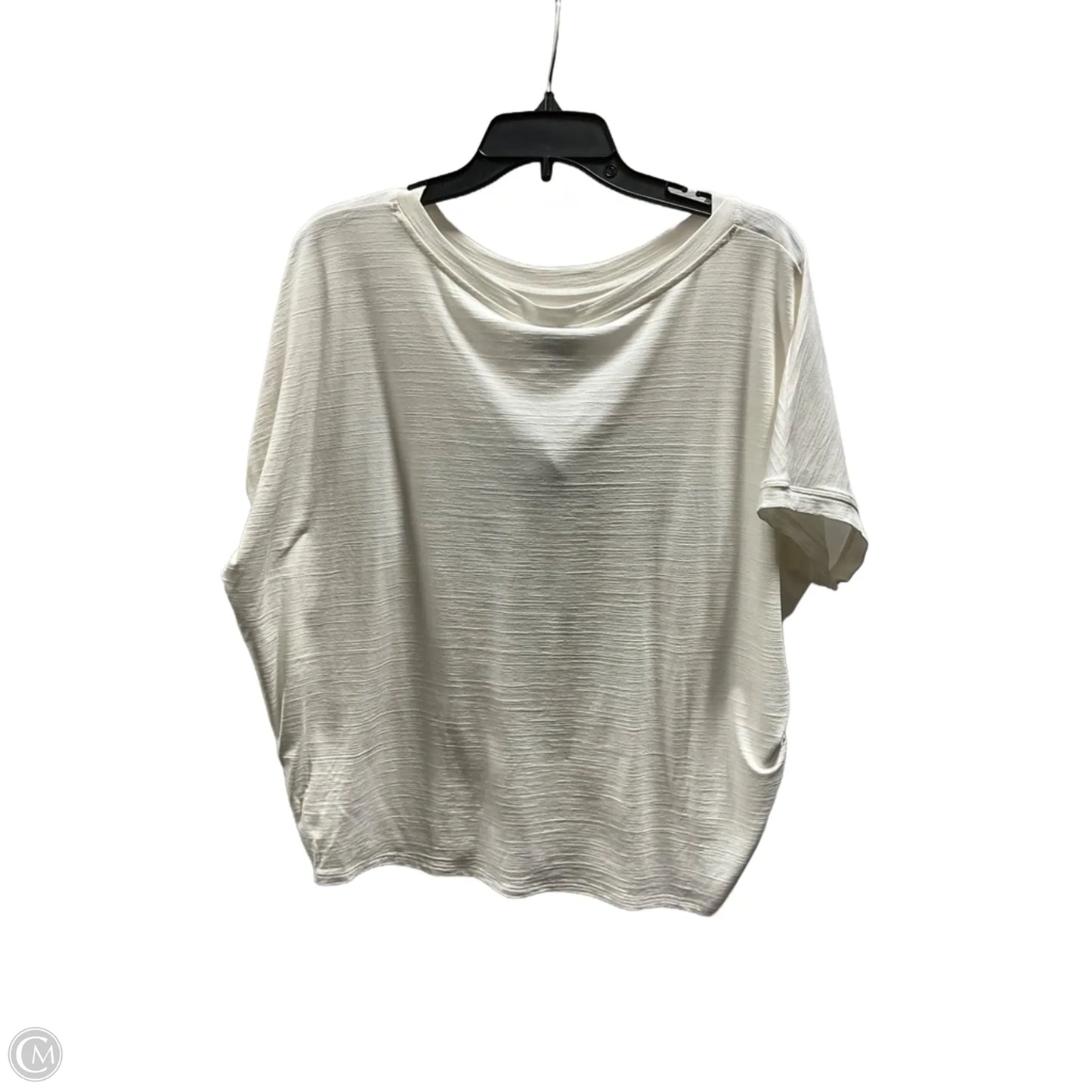 Top Short Sleeve Basic By J. Jill In Cream, Size: M