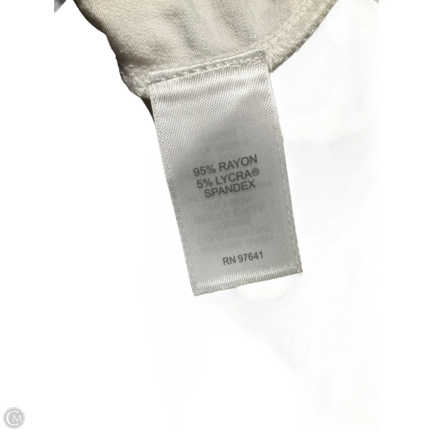 Top Short Sleeve Basic By J. Jill In Cream, Size: M