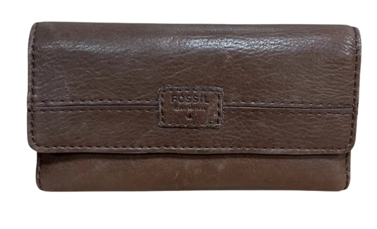 Wallet Leather By Fossil, Size: Small