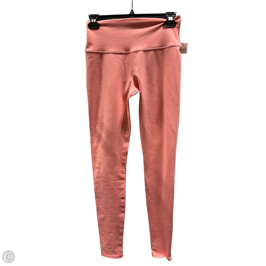 Athletic Leggings By Alo In Orange, Size: S
