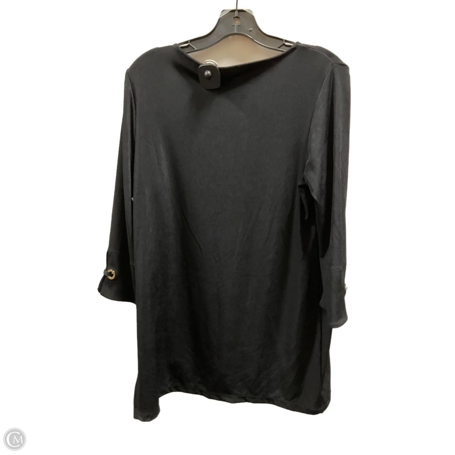 Top Long Sleeve Basic By Chicos In Black, Size: M