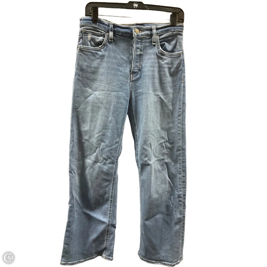 Jeans Boot Cut By Hudson In Blue Denim, Size: 4