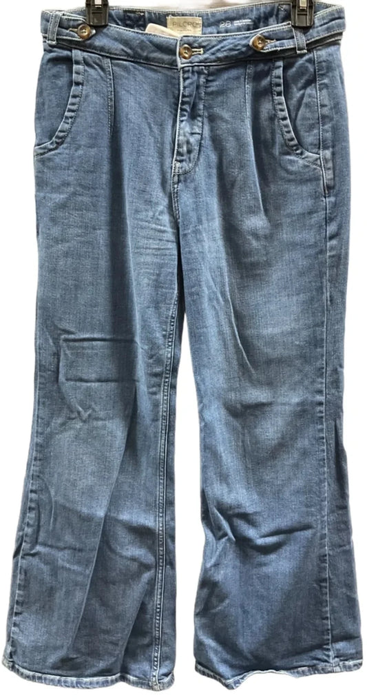 Jeans Wide Leg By Pilcro In Blue Denim, Size: 6