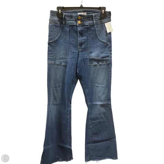 Jeans Straight By Frame In Blue Denim, Size: 8