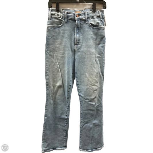 Jeans Straight By Mother In Blue Denim, Size: 6