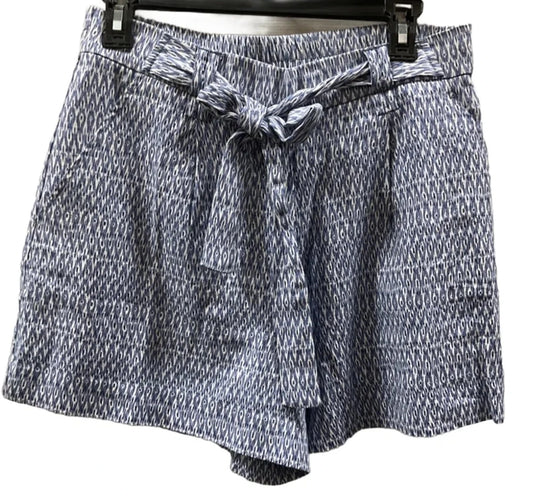 Shorts By C And C In Blue & White, Size: 8