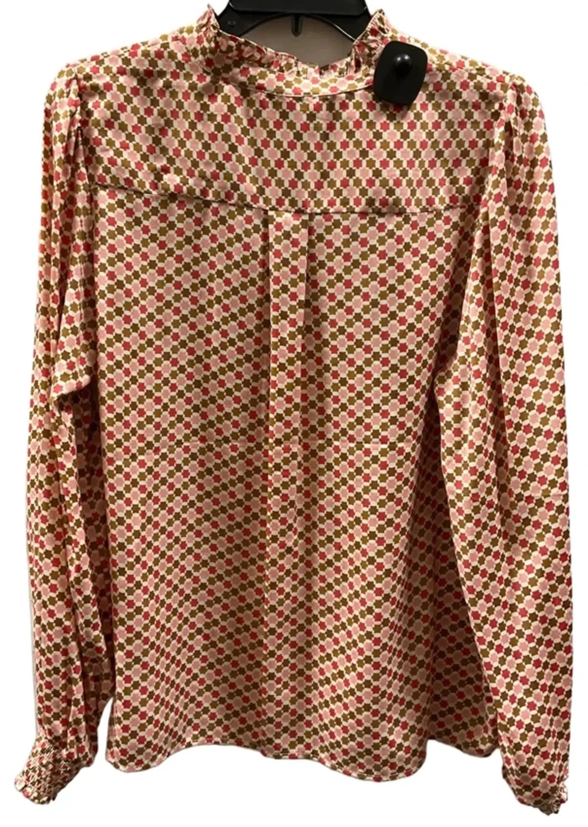 Top Long Sleeve Basic By Maison Damelie In Floral Print, Size: 8