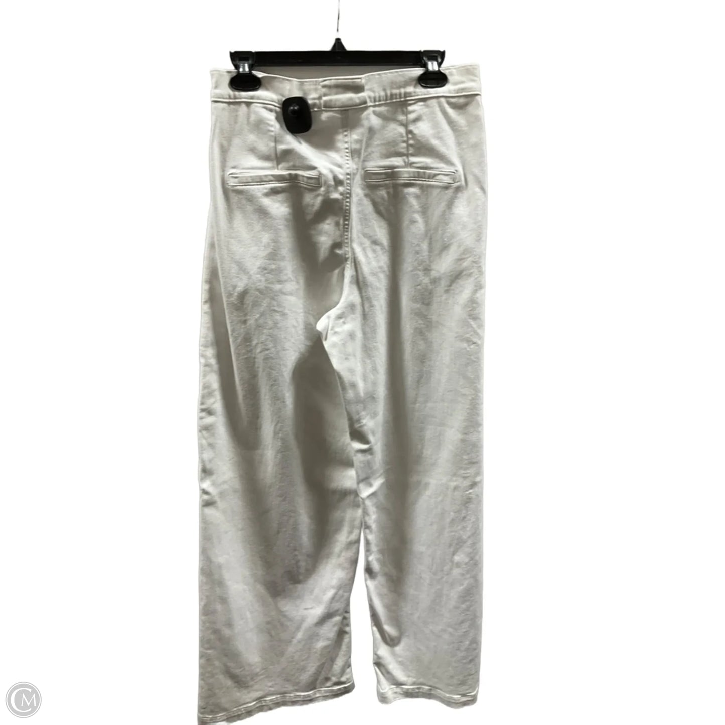 Jeans Wide Leg By Express In White, Size: 10