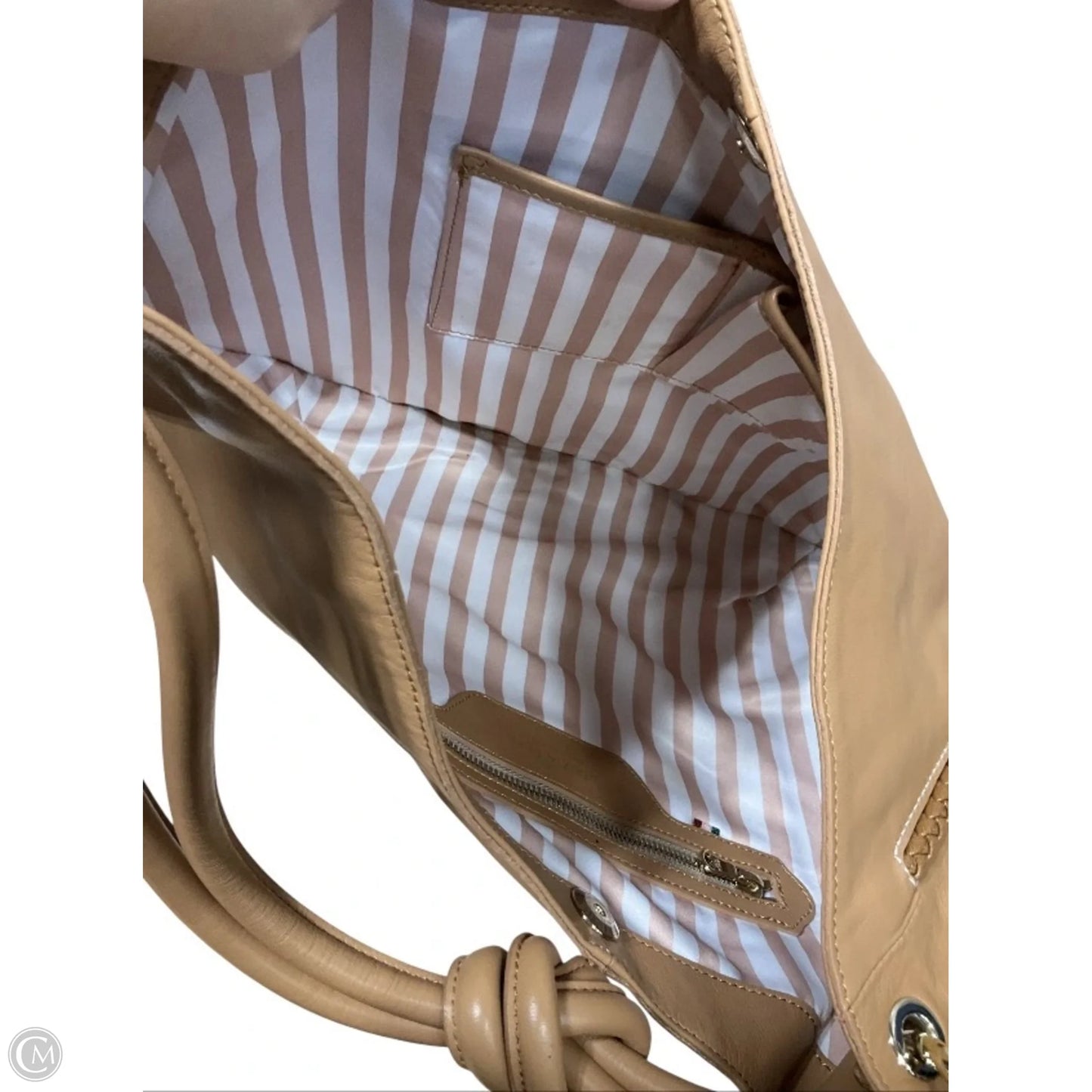 Handbag Leather By Cmb, Size: Large