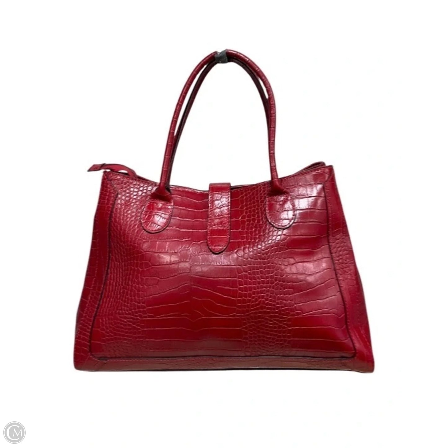 Handbag Leather By Cma, Size: Large