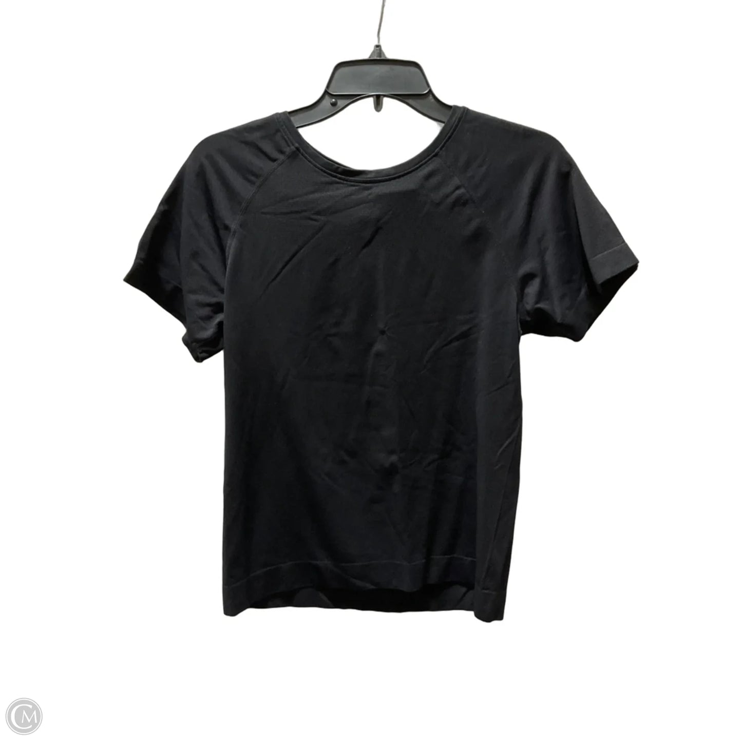 Athletic Top Short Sleeve By Mondetta In Black, Size: L