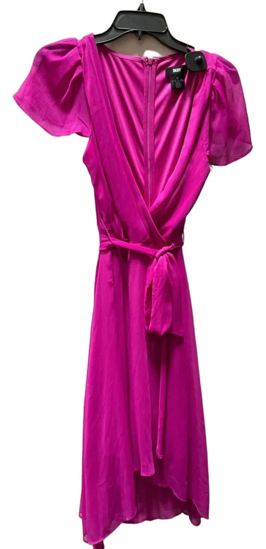 Dress Casual Short By Dkny In Pink, Size: 6