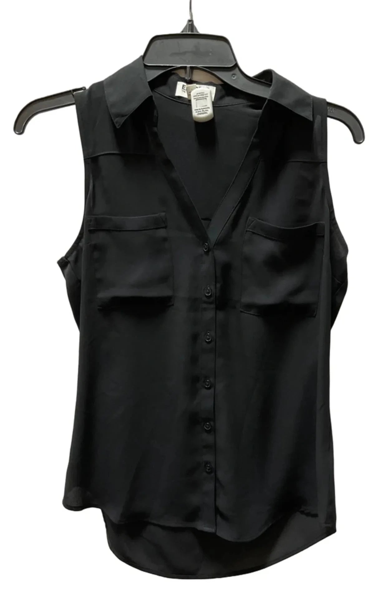 Top Sleeveless Basic By Express In Black, Size: Xs