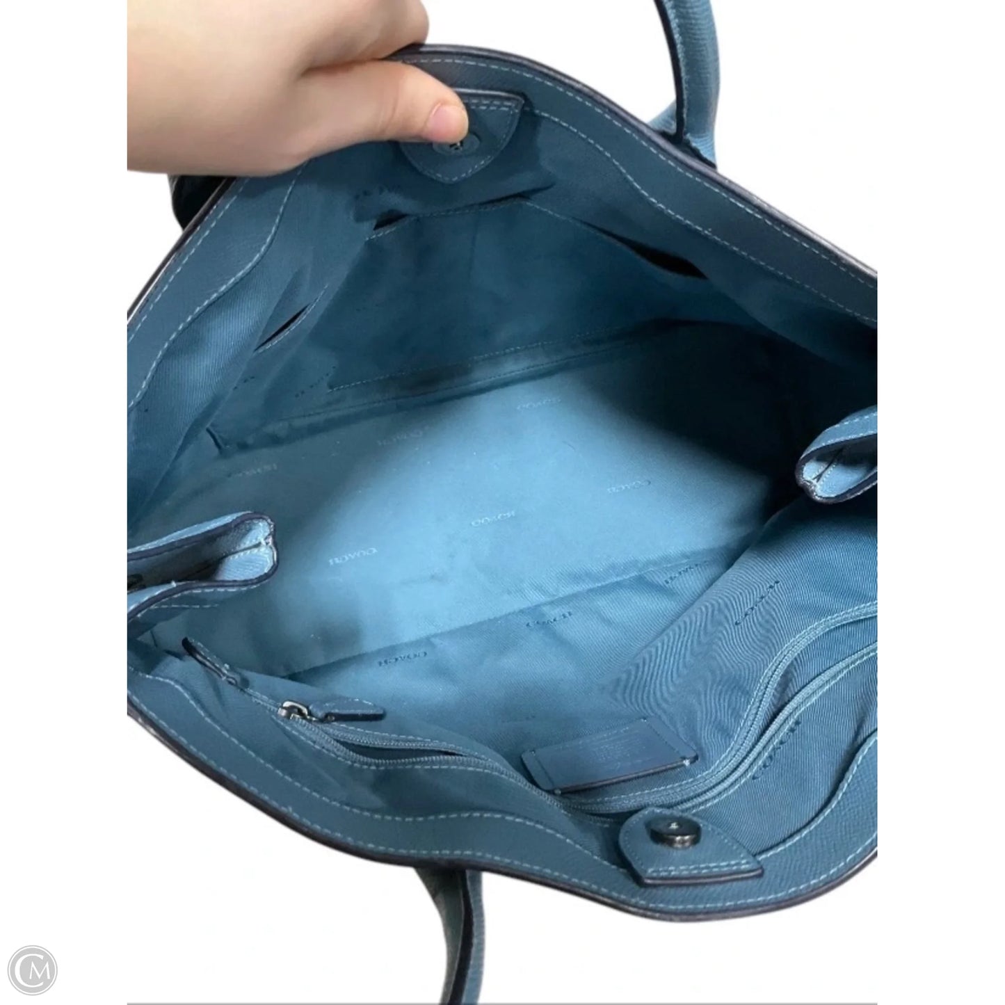 Handbag Designer By Coach, Size: Large