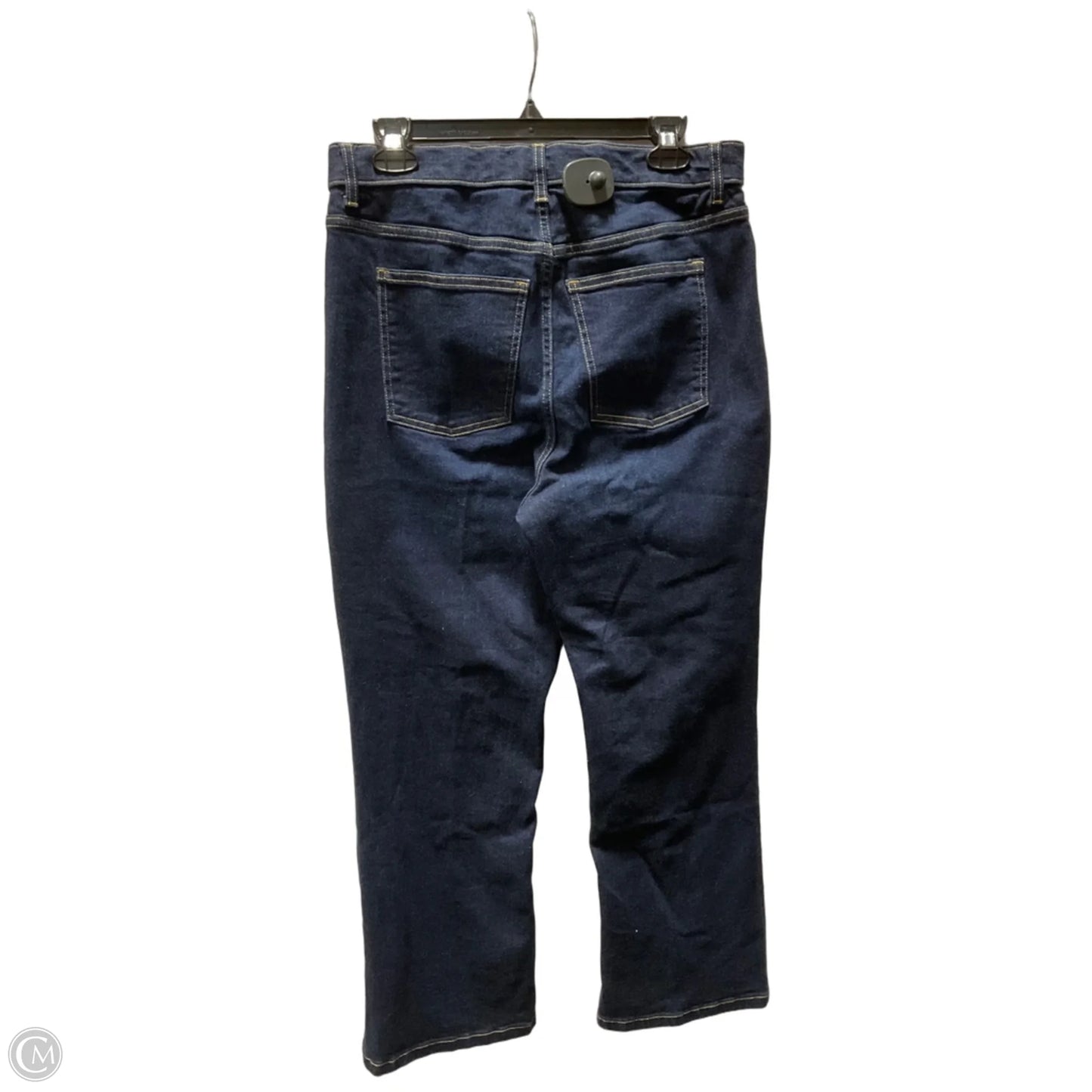 Jeans Straight By Spanx In Blue Denim, Size: 14