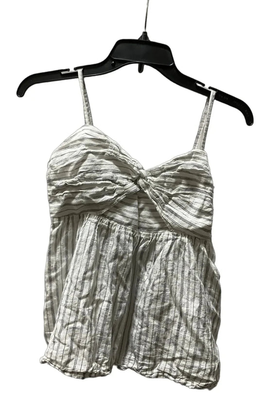 Top Sleeveless Basic By Banana Republic In Striped Pattern, Size: M
