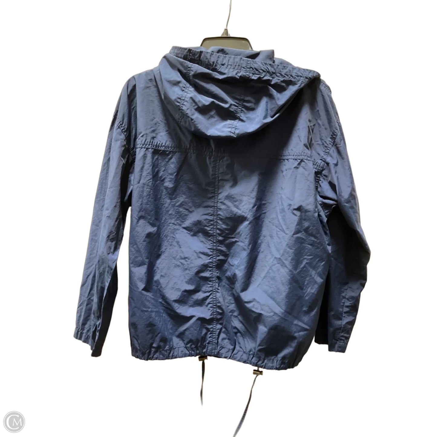 Jacket Windbreaker By Eileen Fisher In Navy, Size: M