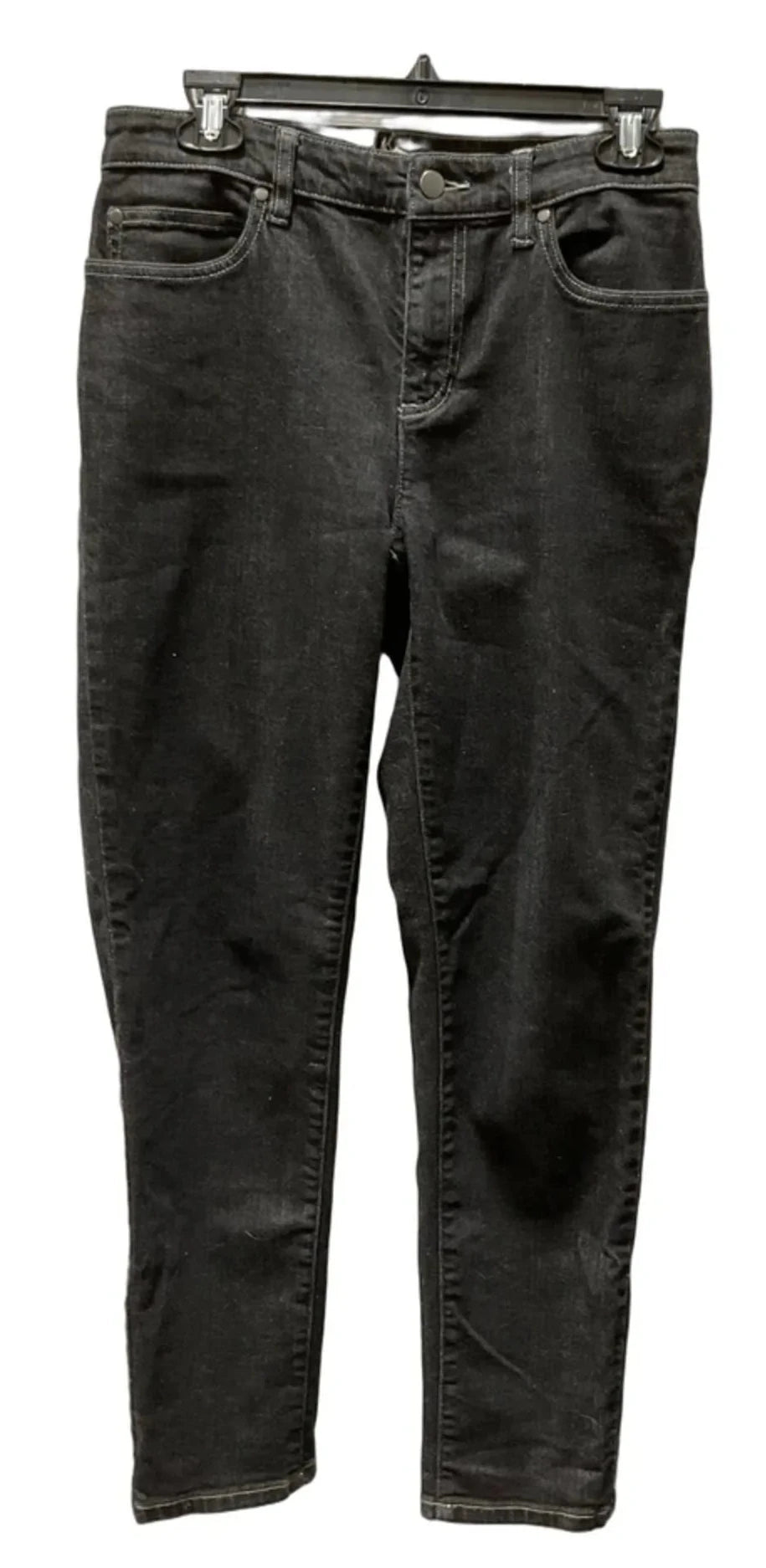 Jeans Skinny By Eileen Fisher In Black, Size: 4
