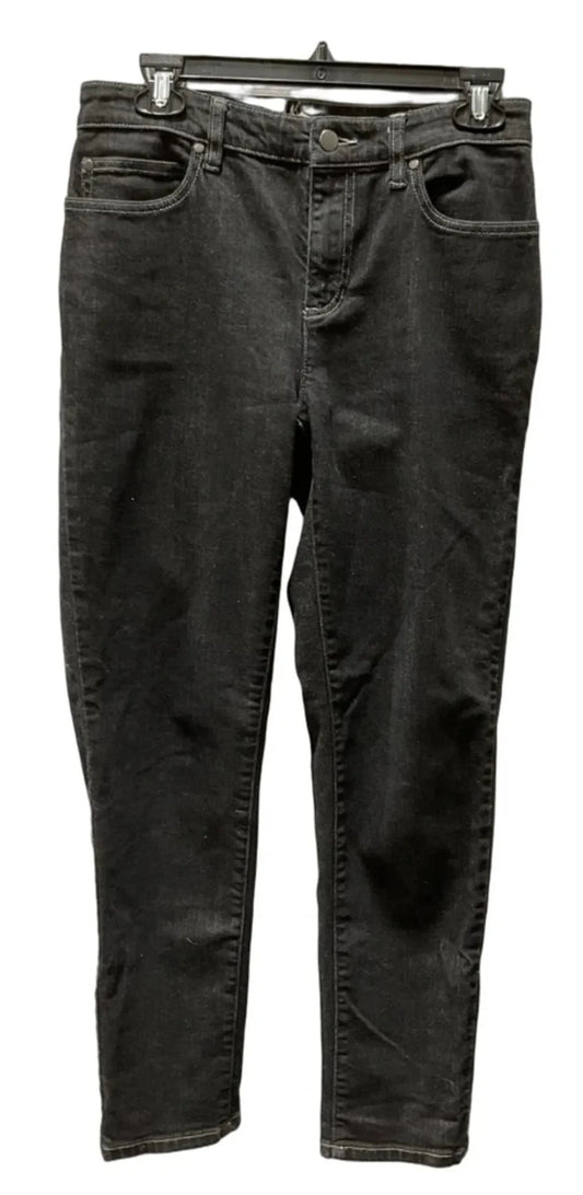 Jeans Skinny By Eileen Fisher In Black, Size: 4
