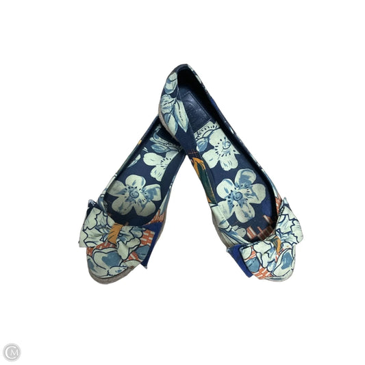 Shoes Designer By Tory Burch In Floral Print, Size: 7