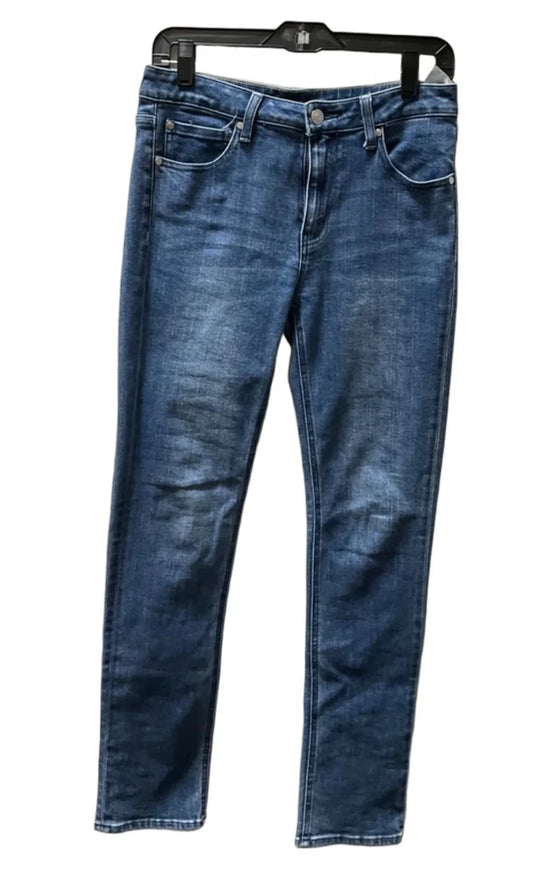 Jeans Skinny By Quince In Blue Denim, Size: 4