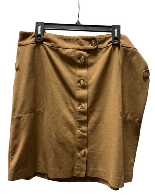 Skirt Mini & Short By J. Jill In Tan, Size: L