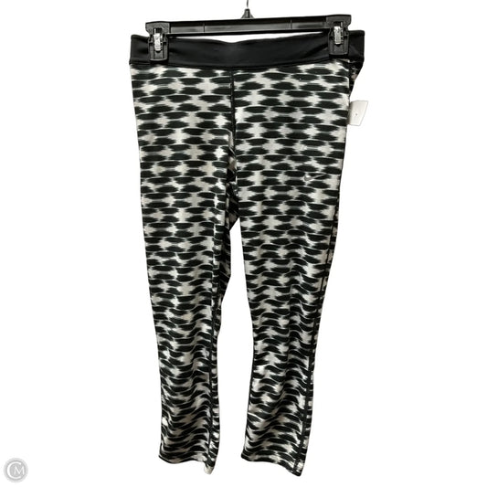 Athletic Capris By Nike Apparel In Black & White, Size: S