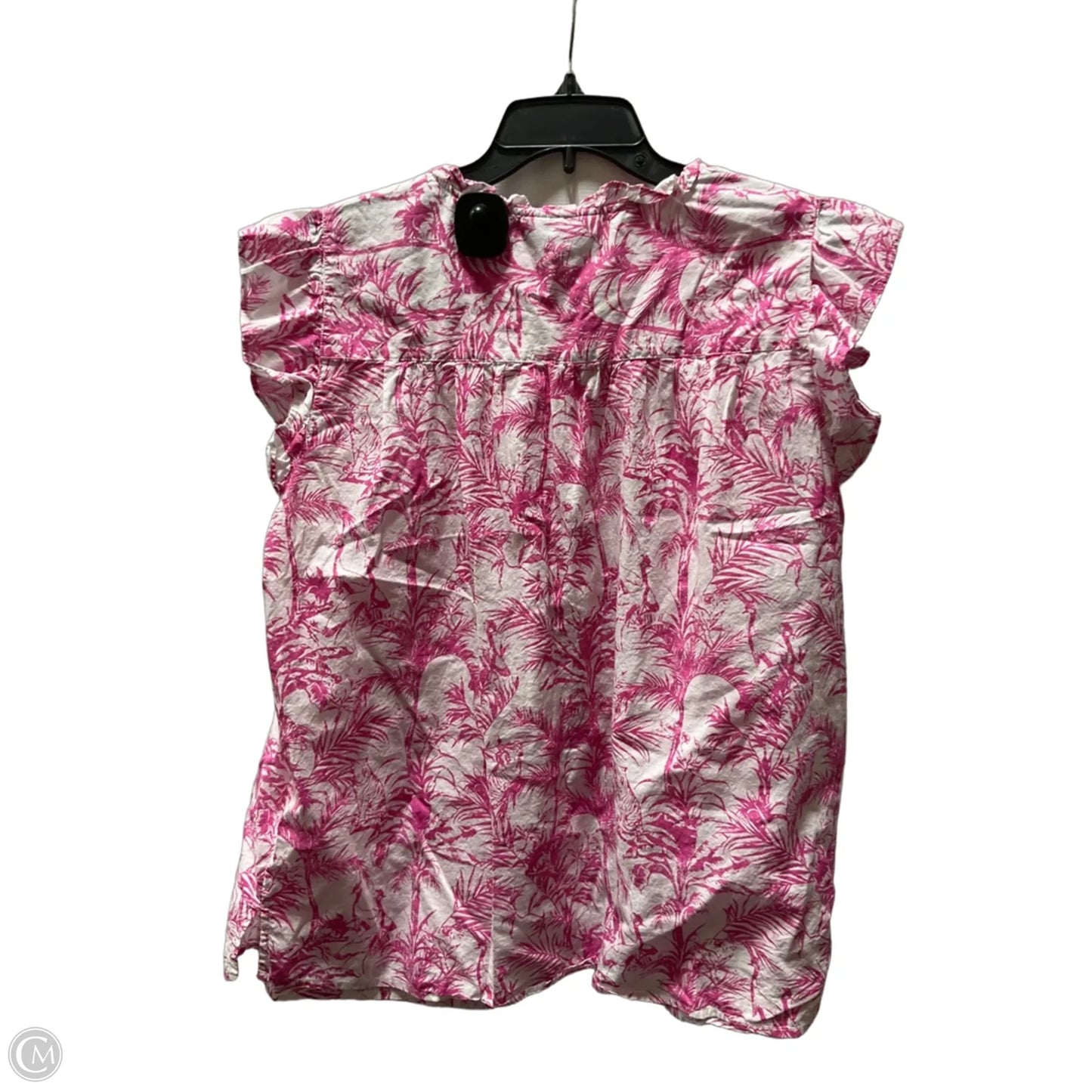 Top Sleeveless Basic By Lane Bryant In Pink & White, Size: 16