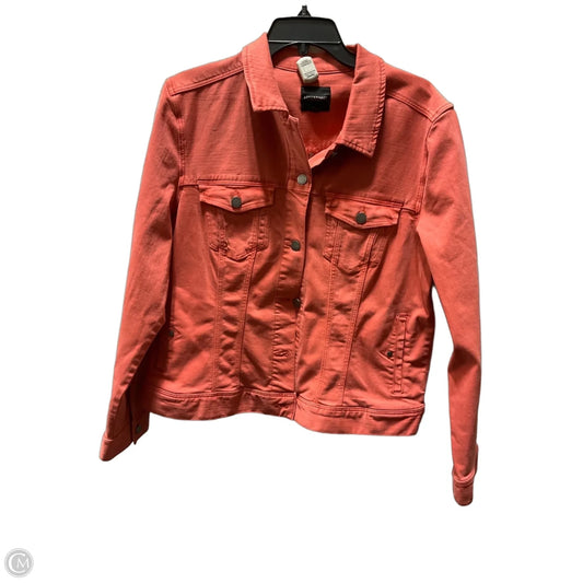 Jacket Denim By Liverpool In Orange, Size: Xl