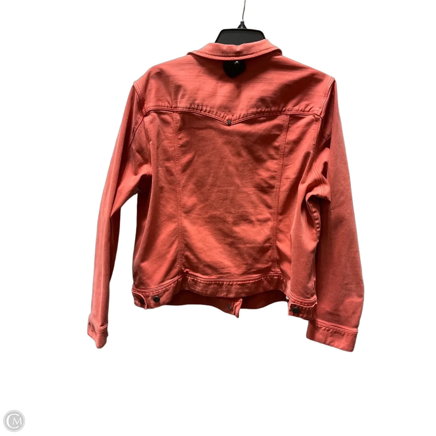 Jacket Denim By Liverpool In Orange, Size: Xl