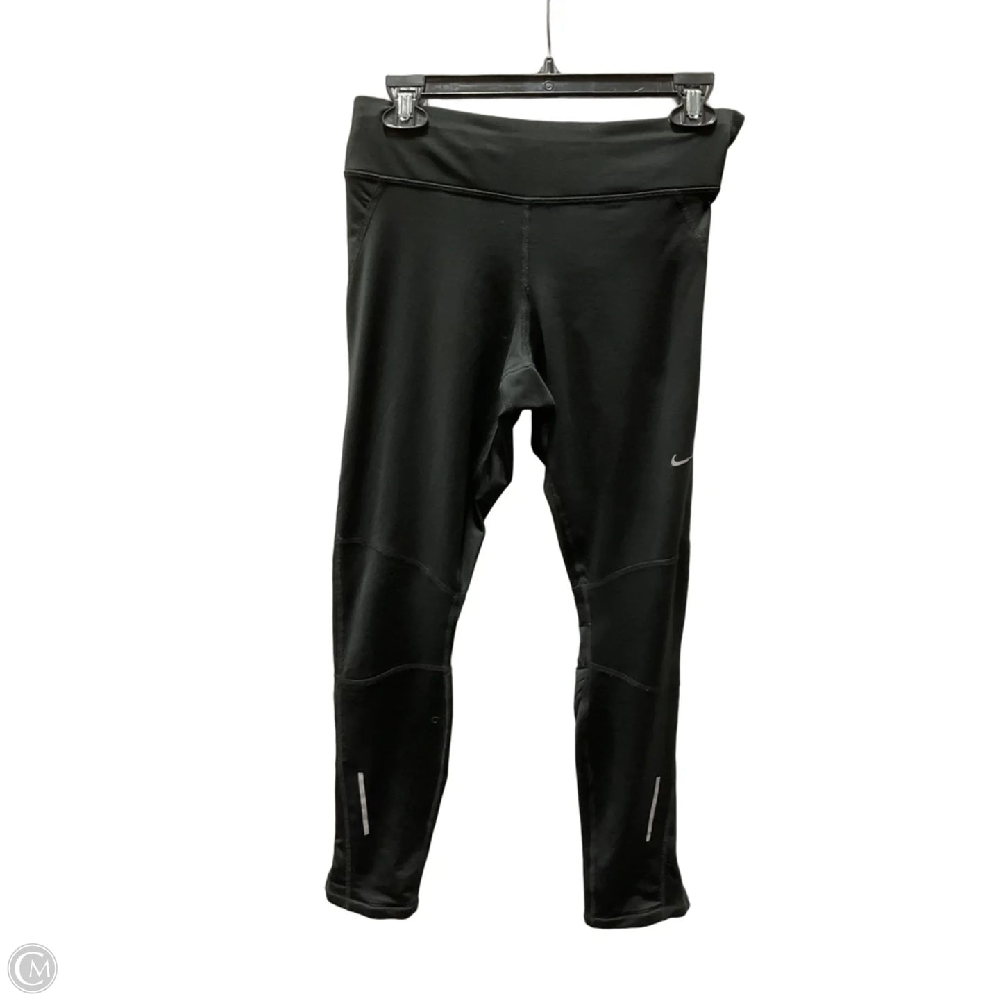 Athletic Leggings By Nike Apparel In Black, Size: M