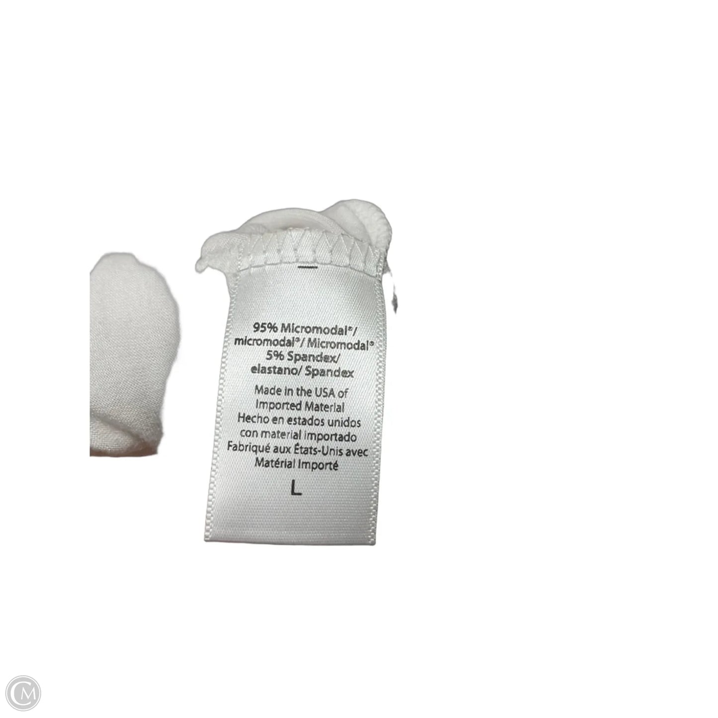 Athletic Tank Top By Beyond Yoga In White, Size: L