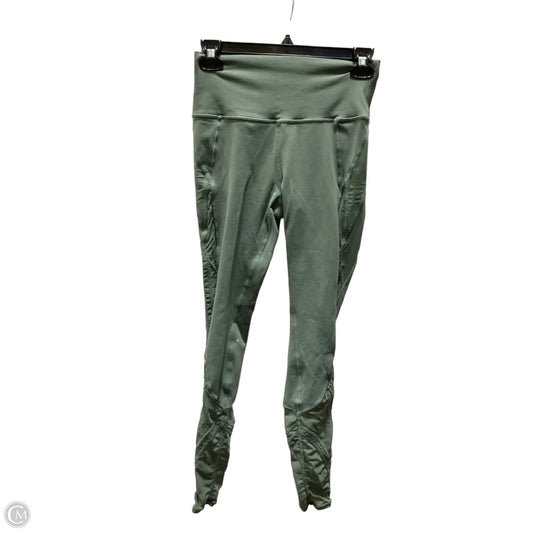 Athletic Leggings By Alo In Green, Size: S