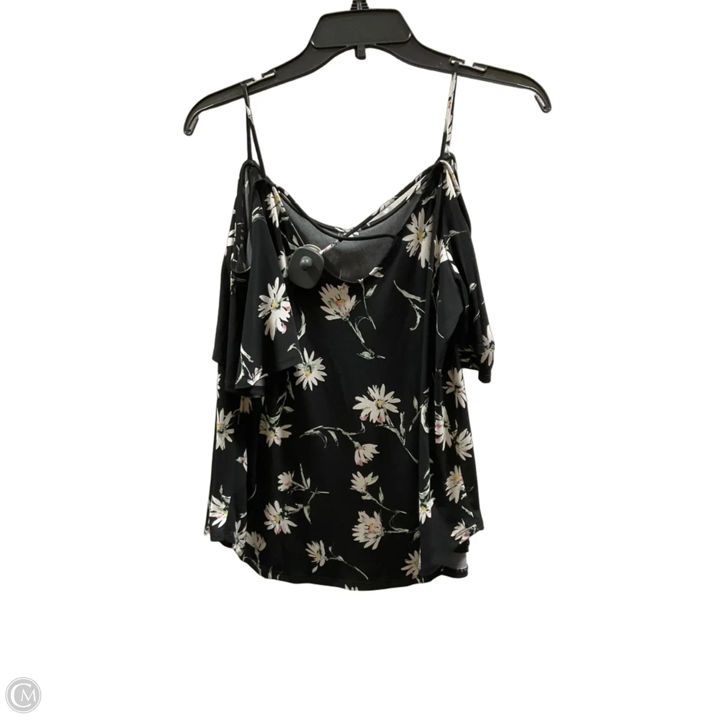 Top Short Sleeve Basic By Kaileigh In Floral Print, Size: L