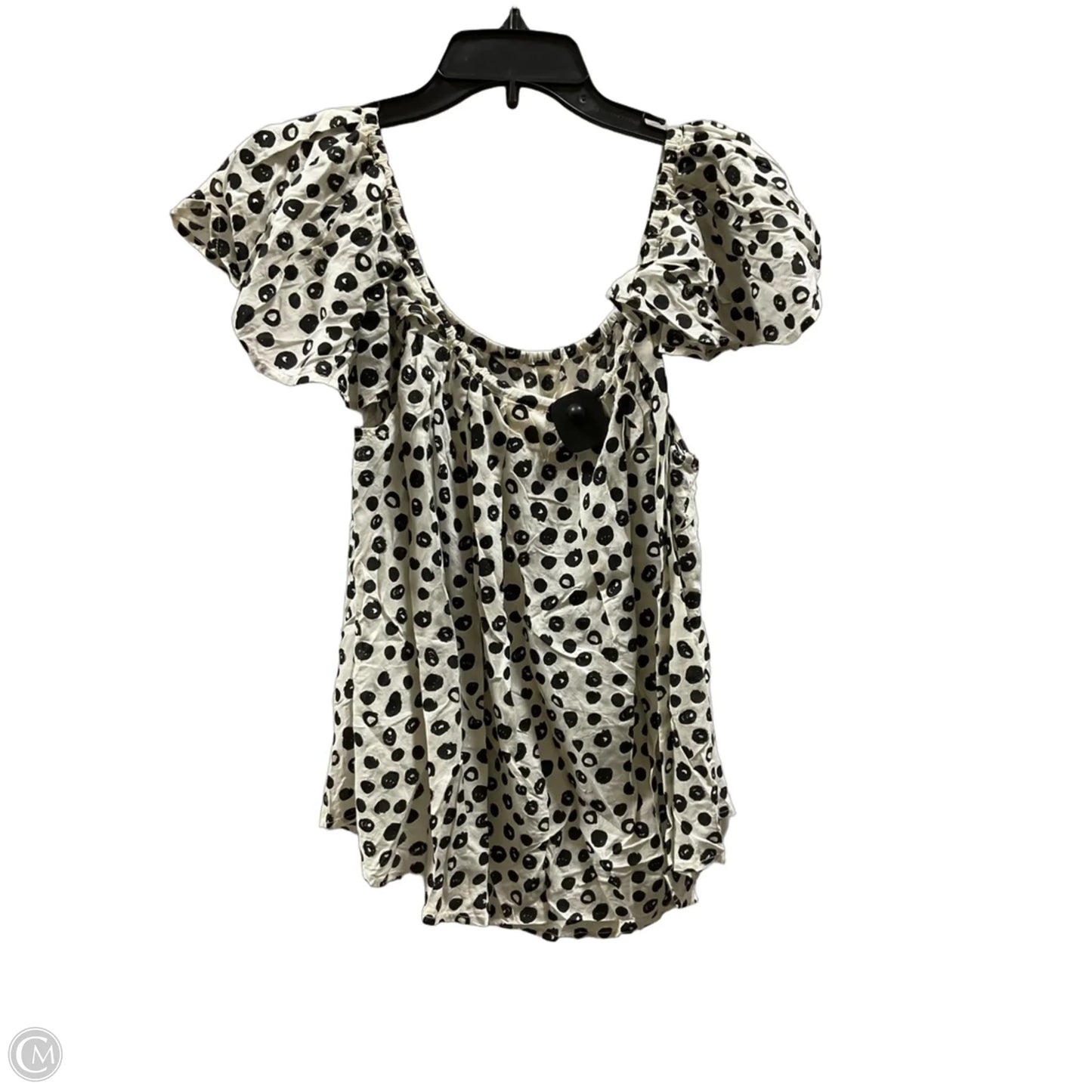 Top Sleeveless Basic By Maeve In Black & White, Size: L