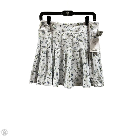 Athletic Skort By Sage In Floral Print, Size: L